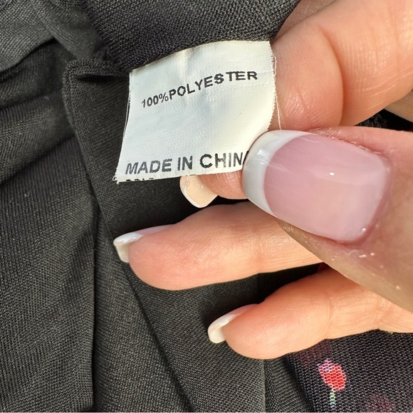 🌹 Princess Polly Sheer Mesh Floral Bodycon Mini Dress – Size 4 (US) - Picture 11 of 14